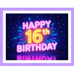 Happy 16th Birthday Card