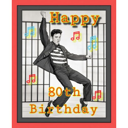 Elvis 80th Birthday Card