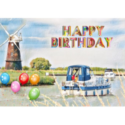 River Cruisers Birthday Card River Cruisers Birthday Card