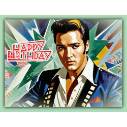 Elvis Birthday Card