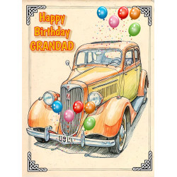 Grandad Birthday Card Grandad Birthday Card