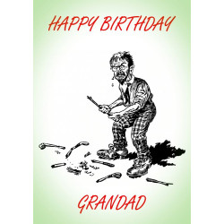Grandad Golf Birthday Card Grandad Golf Birthday Card