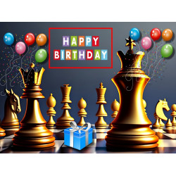 Chess Birthday Card