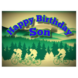 Bicycles Son Birthday Card