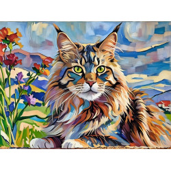 Main Coon Cat Card Main Coon Cat Card