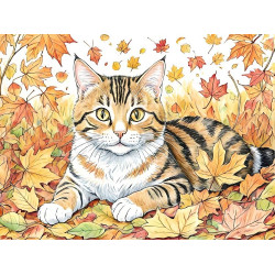 Tabby Cat Card Tabby Cat Card