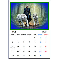 2027 Mystical Goth Calendar