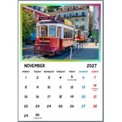 2027 Trams Calendar