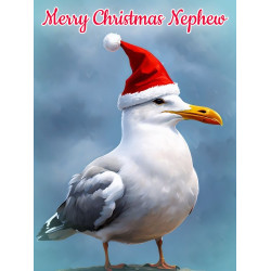 Seagull Nephew Christmas Card