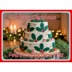 Cake Christmas Card